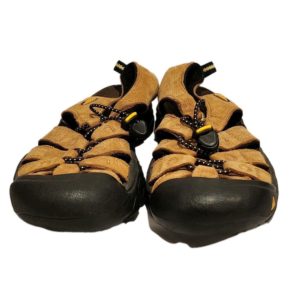 Keen Women's Leather Closed Toe Hiking Sport Sandals Tan Size 8 - Picture 5 of 11